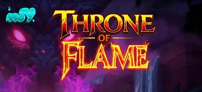 Pemandangan mistis Gunung Naga dalam slot Thrown of Flame